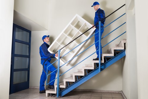 Removal van for a home move in Surrey