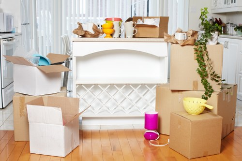 Office removals team planning a move in Surrey