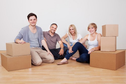 Load secured safely inside a moving van