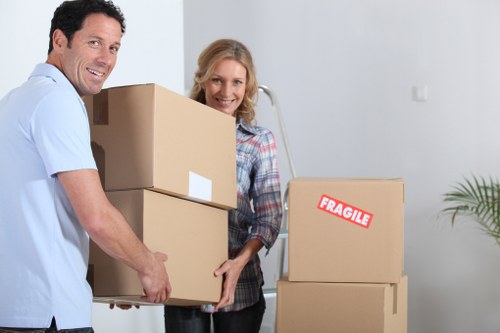 Safe handling of household goods during a man and van removal job